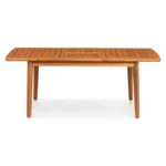 Marol 59_ - 78_ Outdoor Extendable Dining Table - Bronze Teak