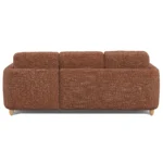 Vati 90.5_ Right Storage Sectional - Natural Oak and Napa Rust