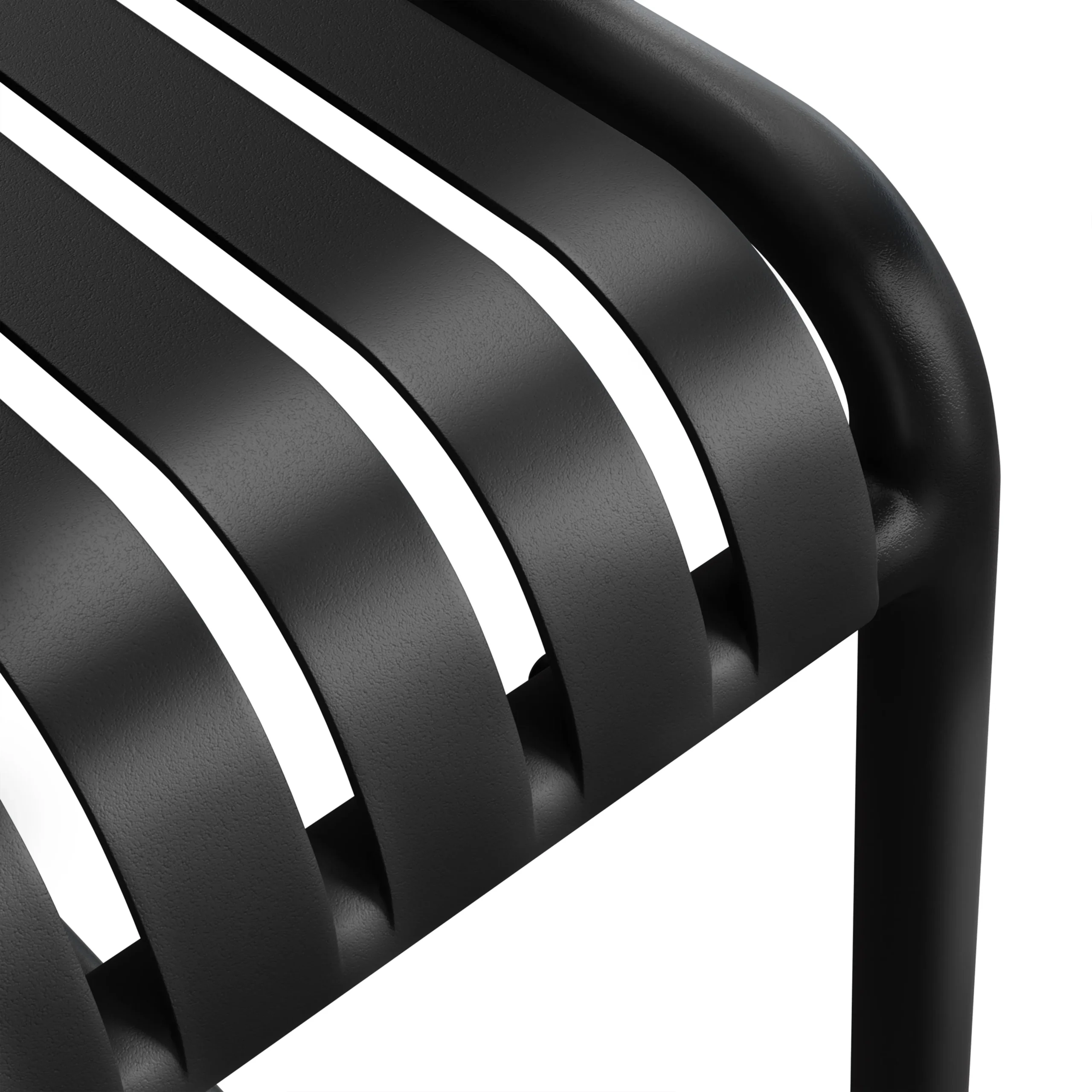 Sarek 29.5_ Outdoor Bar Table - Black - Image 3