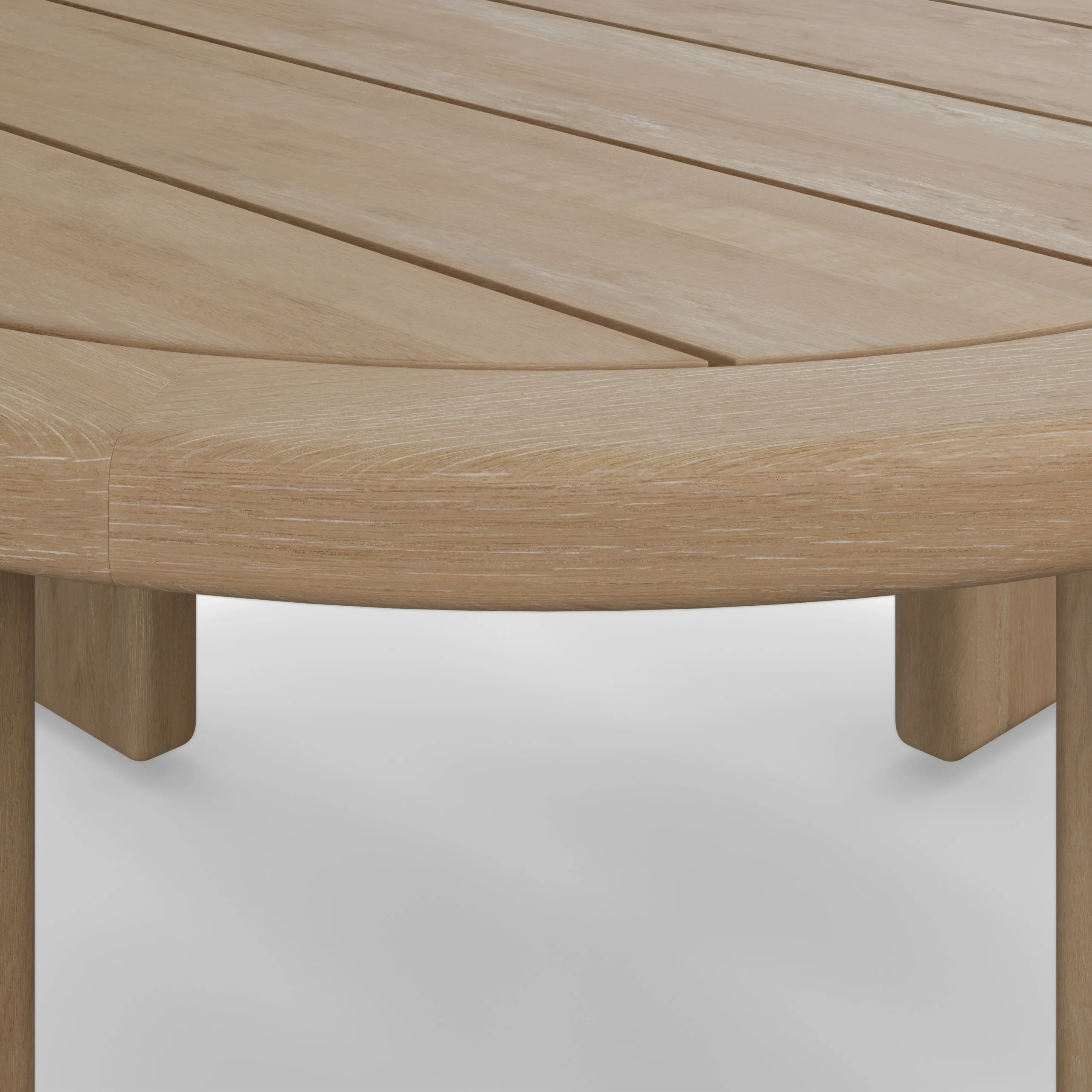 Daphne 31.5_ Outdoor Coffee Table - Eucalyptus - Image 3