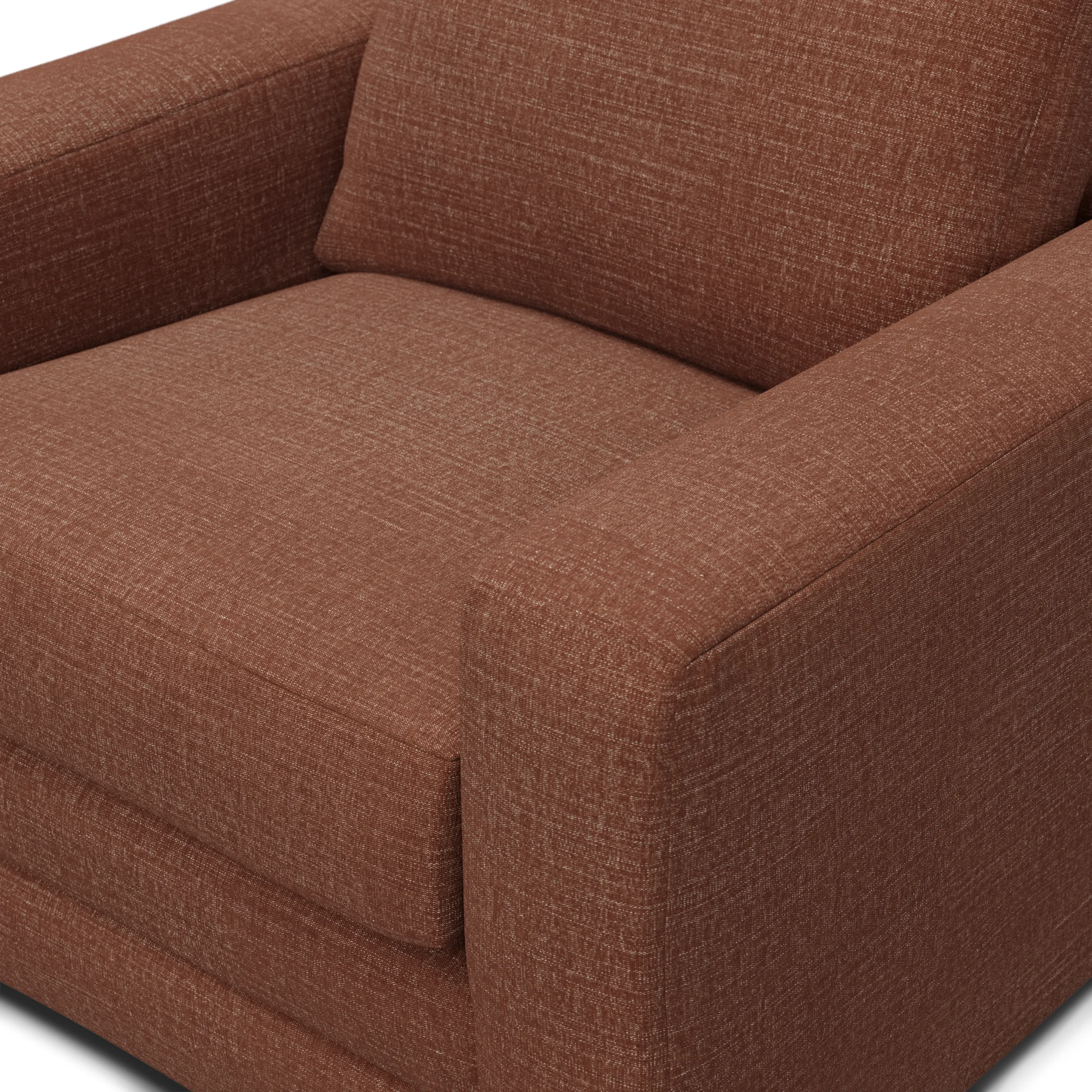Riley 42_ Lounge Chair - Napa Rust - Image 5