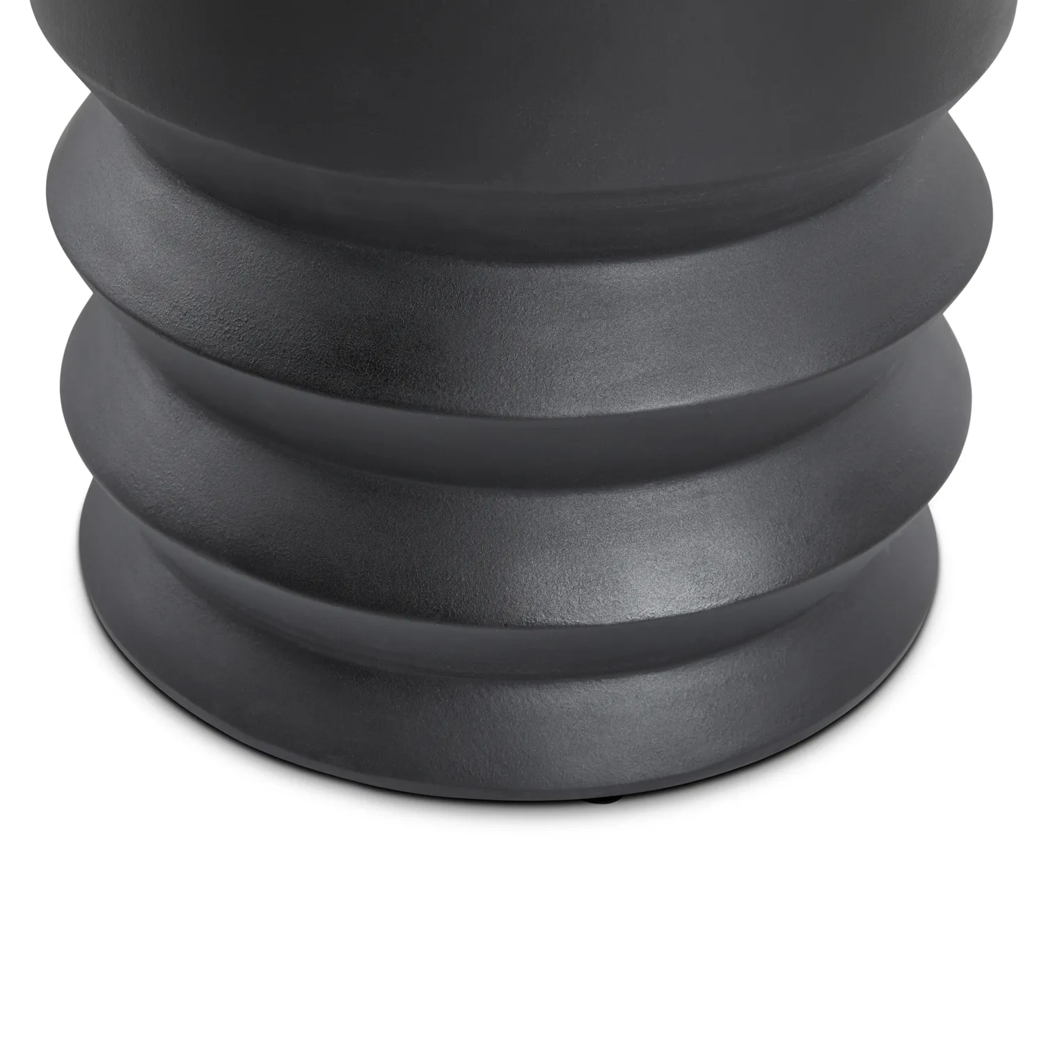 Pindo Outdoor Concrete Side Table - Black - Image 7