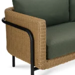 Aby 69.5_ Outdoor Loveseat - Dravite Green