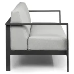 Burkel 57_ Outdoor Loveseat - Cloudy Gray