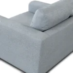 Riley 42_ Lounge Chair - Silver Light Blue
