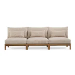 Cove 102.75_ Outdoor Armless Modular Sofa - Basket Beige