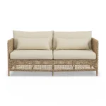 Robbi 67.25_ Outdoor Loveseat - Dravite Ivory