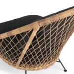 Aeri 37_ Outdoor Lounge Chair - Slate Gray