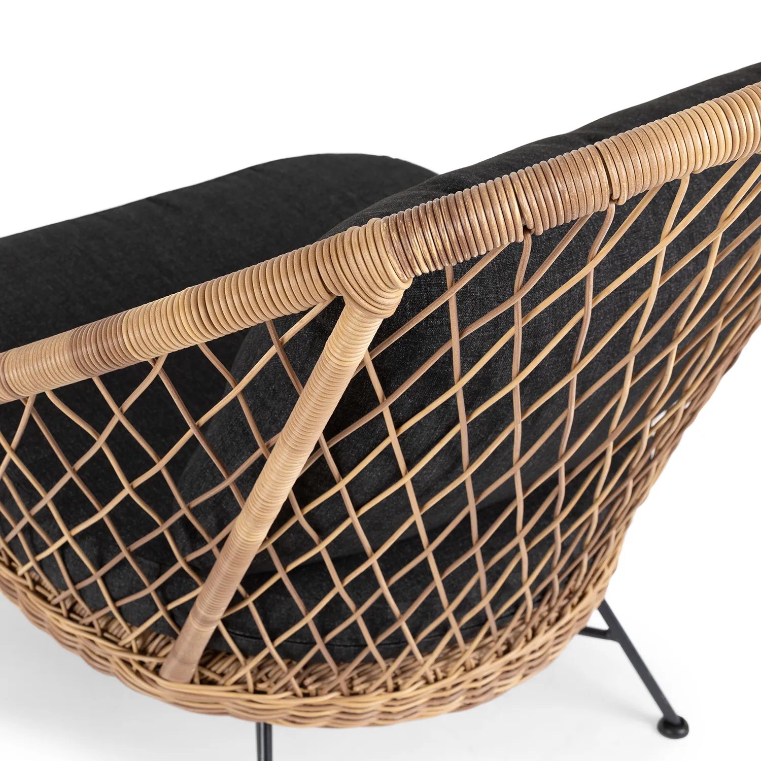 Aeri 37_ Outdoor Lounge Chair - Slate Gray - Image 6