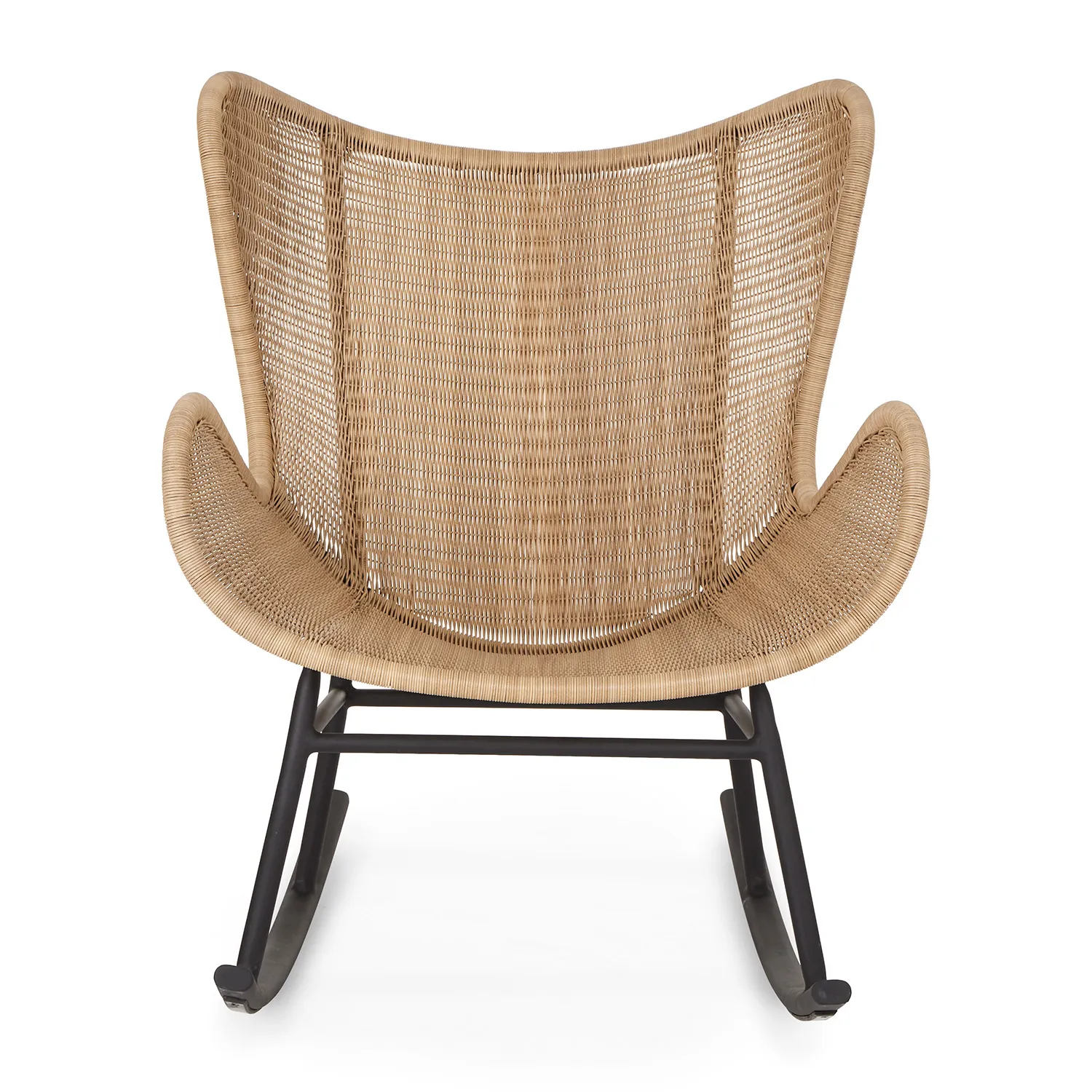 Beltaine 30.5_ Outdoor Rocking Lounge Chair - Wicker - Image 7