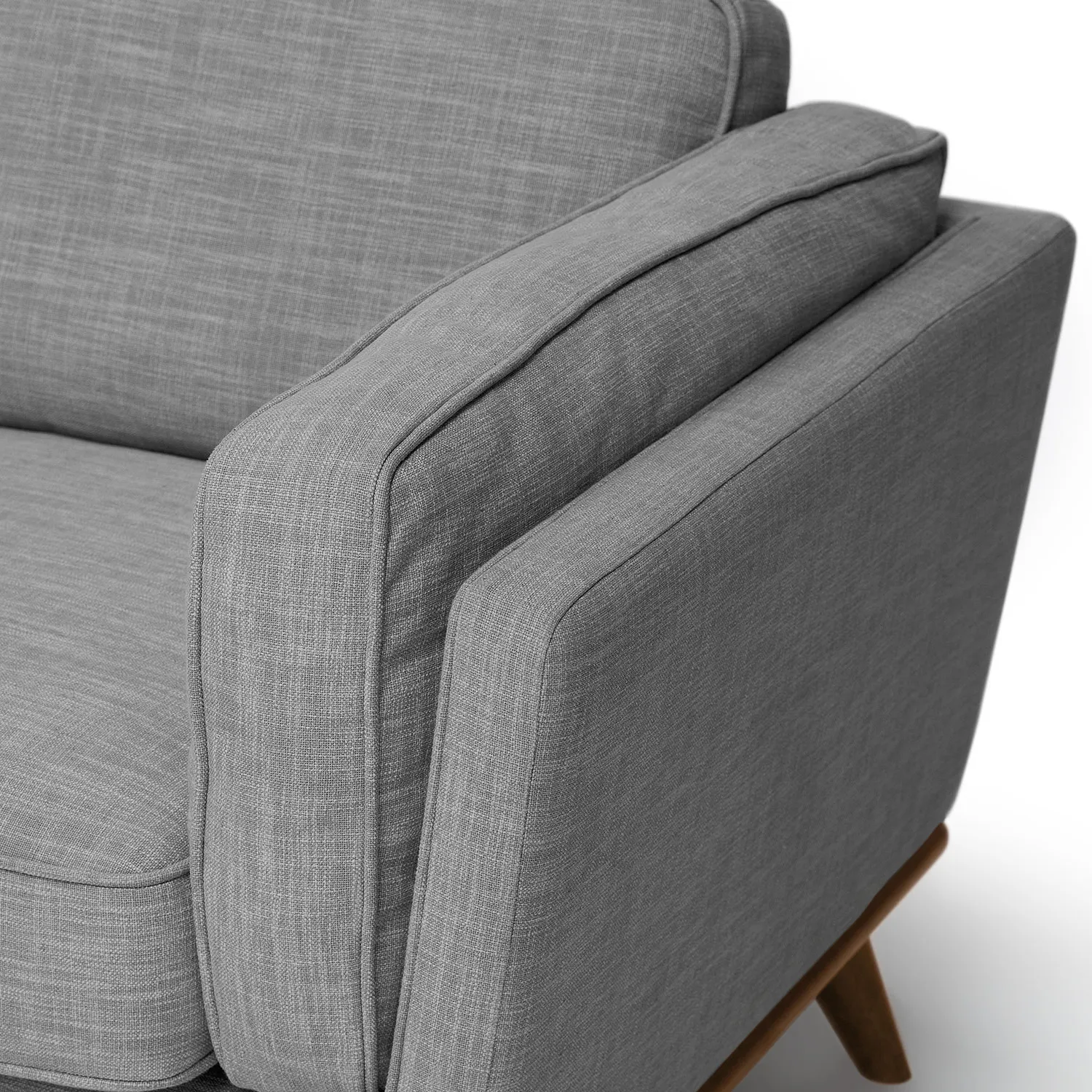 Timber 93_ Corner Sectional - Pebble Gray - Image 8