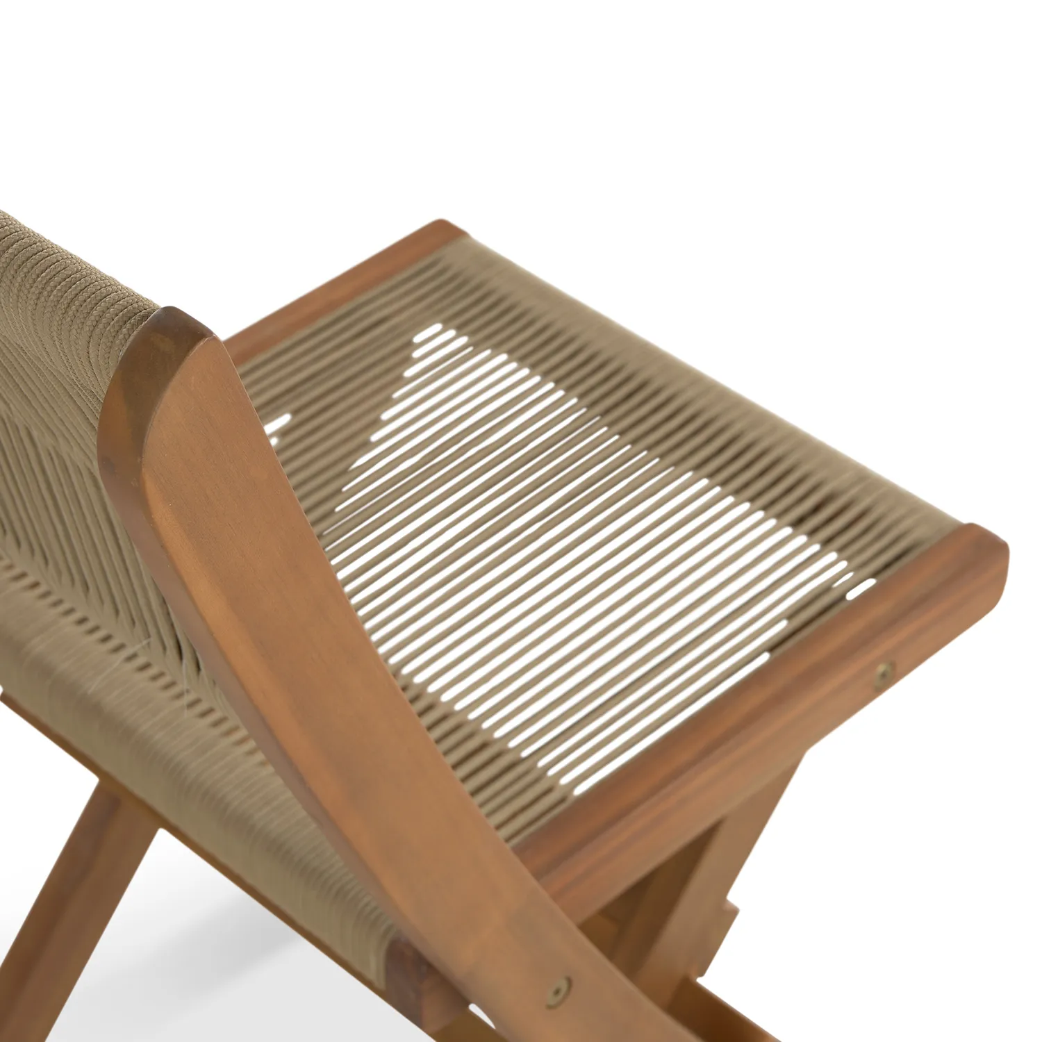 Elanora Outdoor Folding Dining Chair - Light Acacia - Image 11