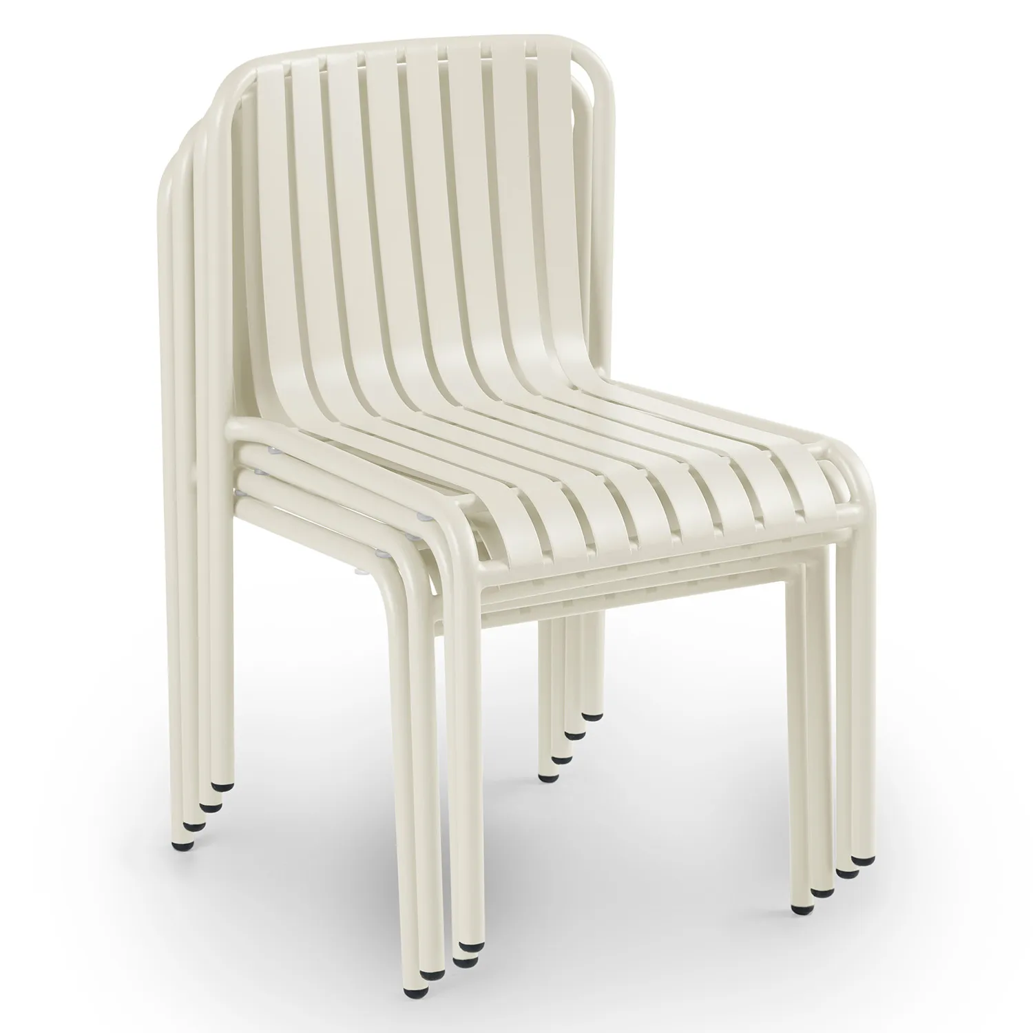 Sarek Outdoor Stackable Dining Chair - Taupe - Image 12