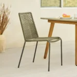 Zina Outdoor Stackable Dining Chair - Grove Green