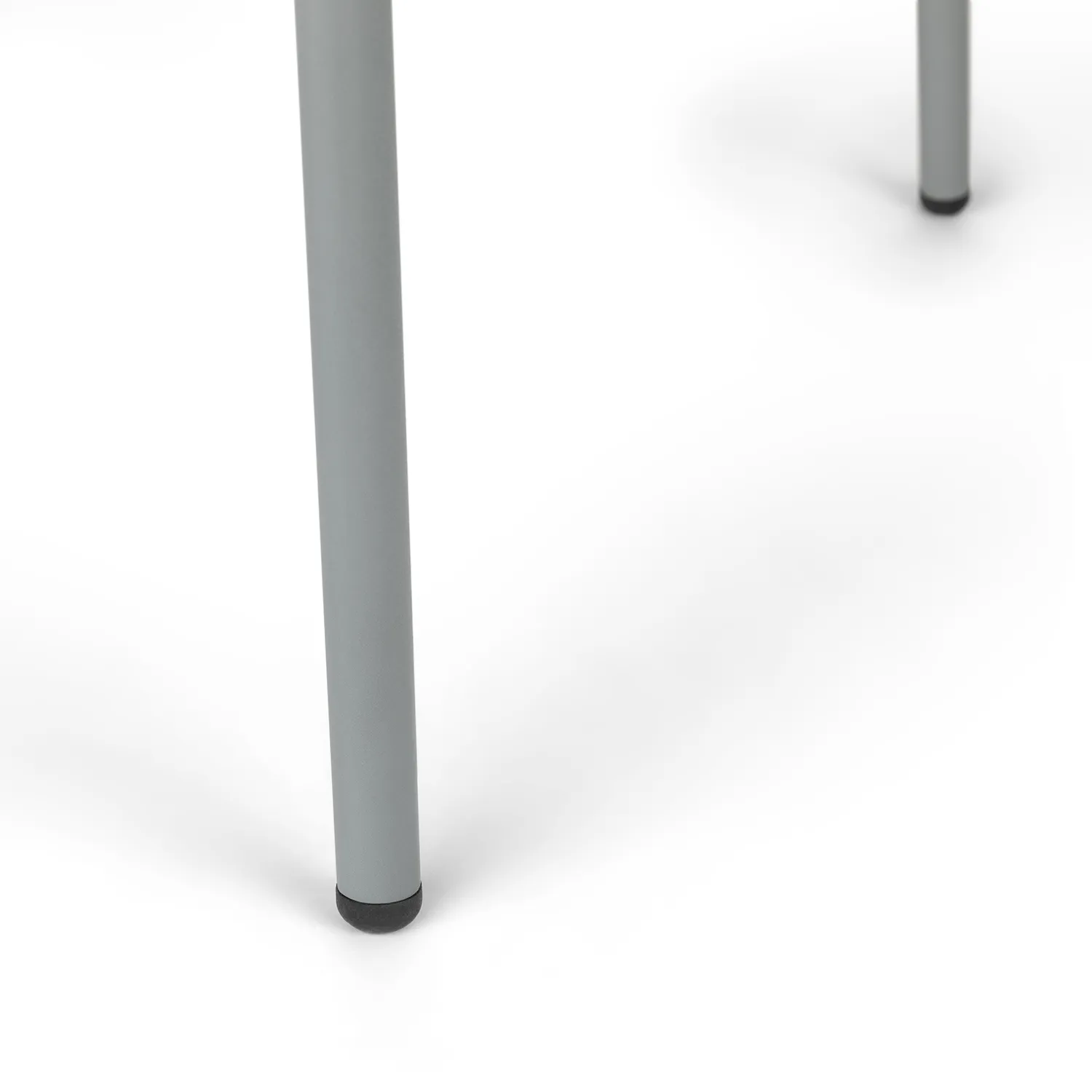 Zina Outdoor Stackable Dining Chair - Heathered Gray - Image 6