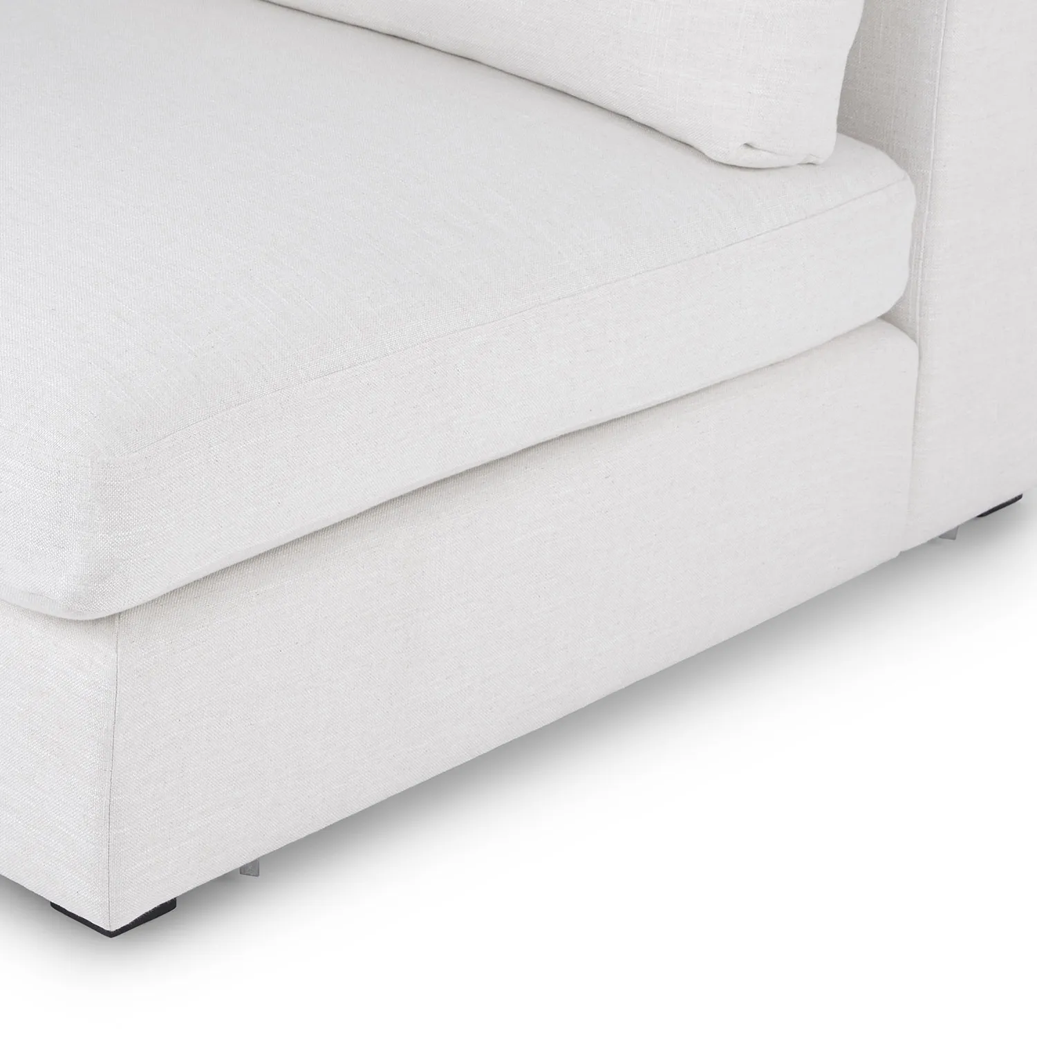 Beta 39.5_ Armless Chair Module - Quartz White - Image 5