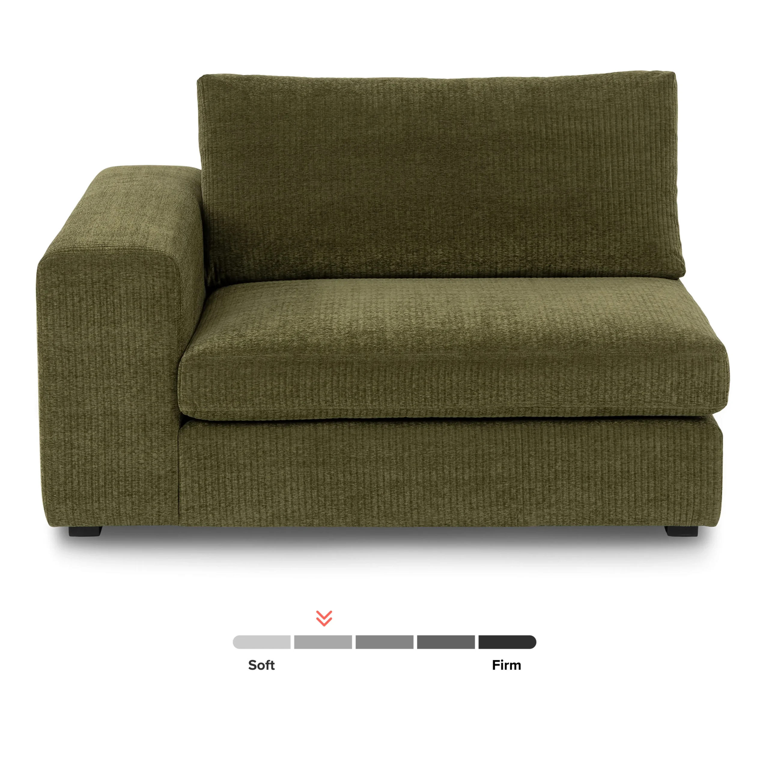 Beta 49_ Left Arm Chair Module - Cypress Green - Image 3