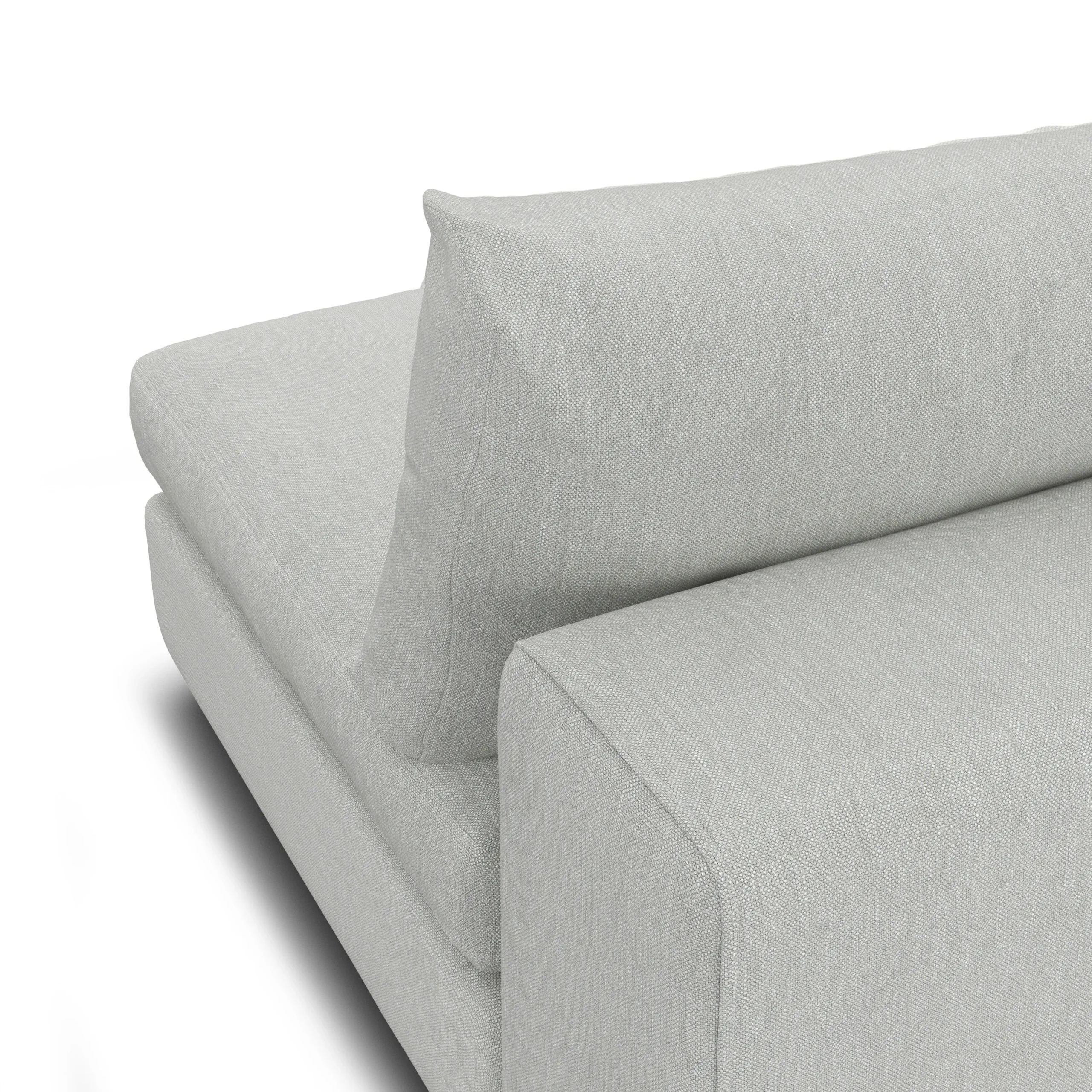 Beta 79_ Armless Modular Sofa - Welsh Gray - Image 7