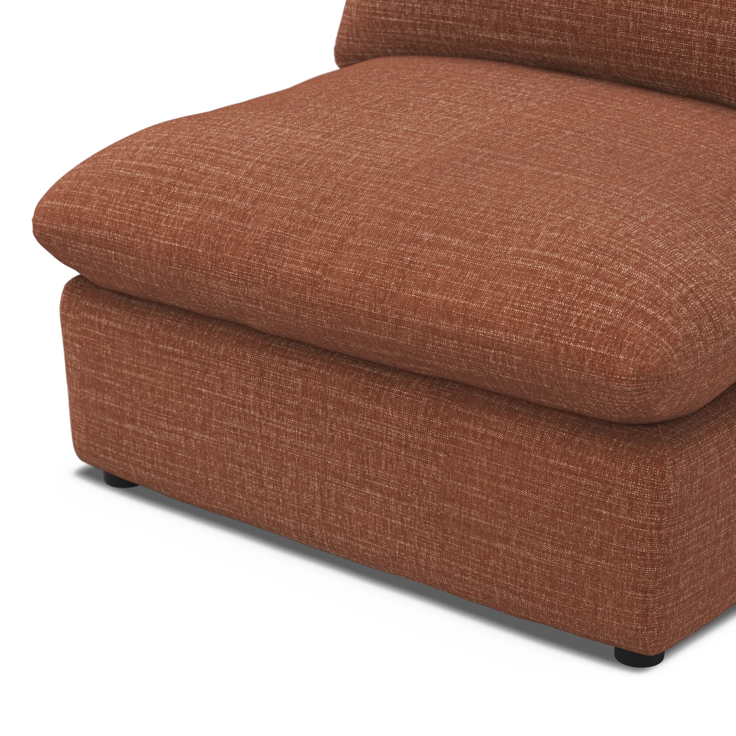 Leigh 39.5_ Armless Chair Module - Napa Rust - Image 7