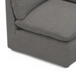 Leigh 41_ Corner Chair Module - Silver Gray