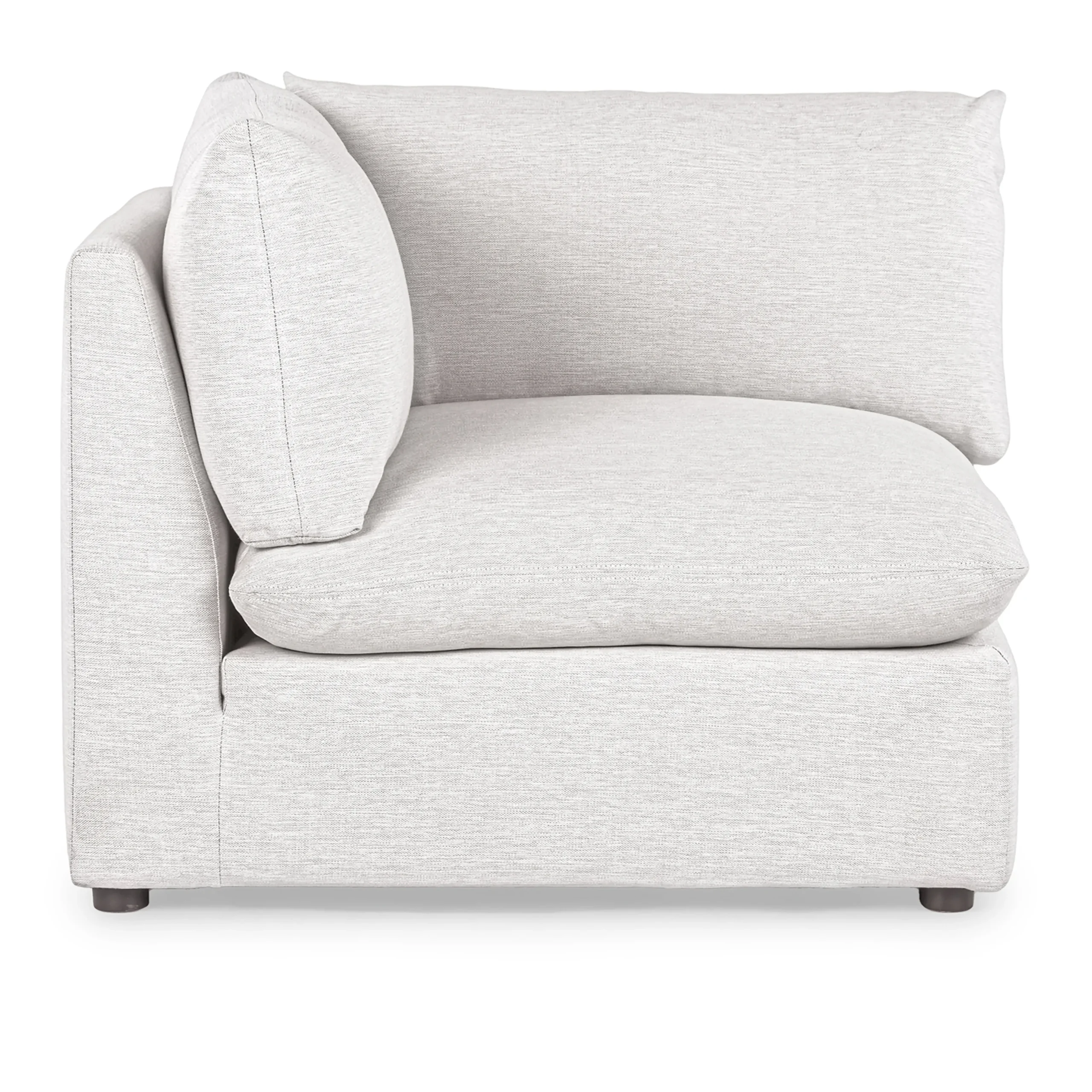 Leigh 41_ Corner Chair Module - Silver Ivory - Image 11