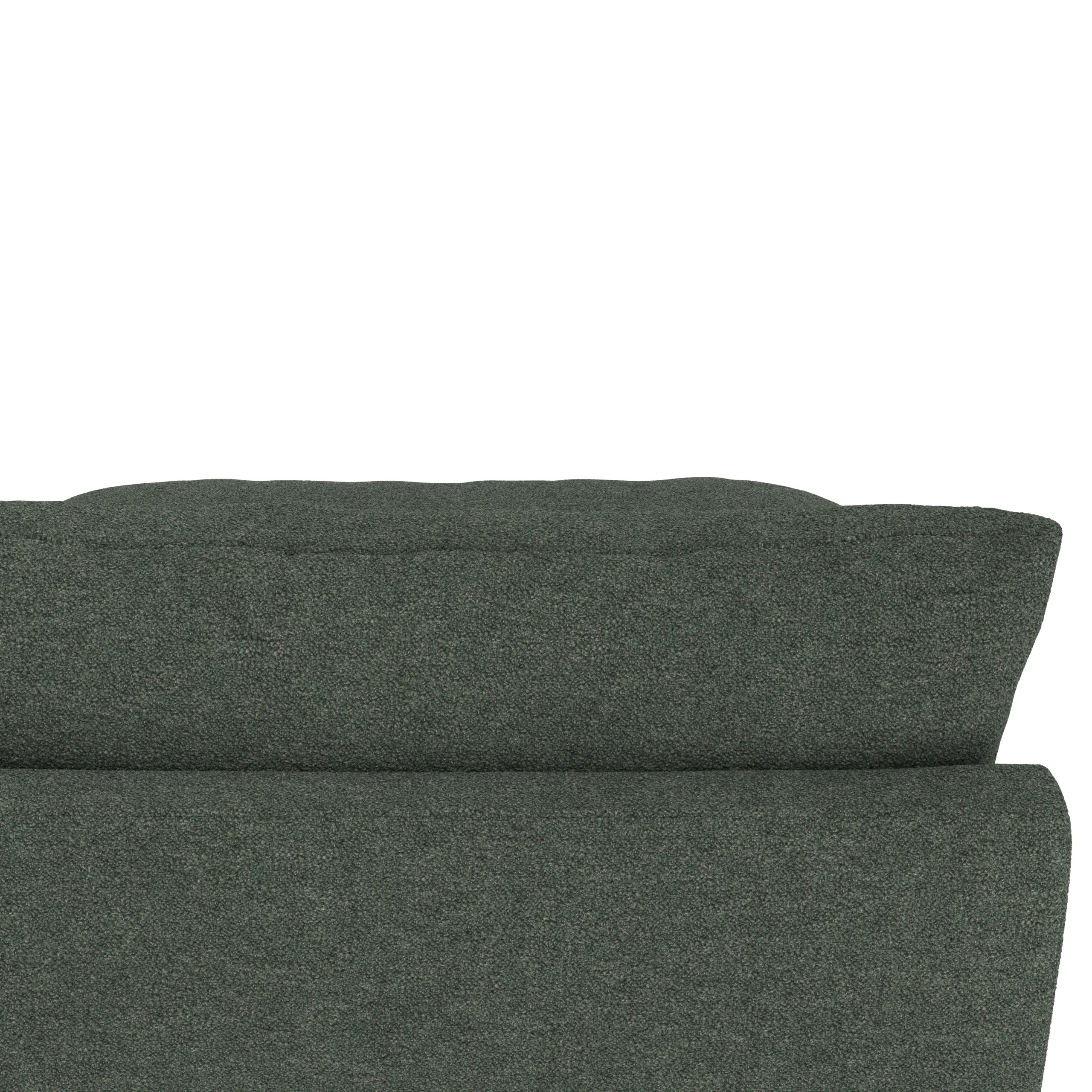 Leigh 79_ Armless Modular Sofa - Green Wool Bouclé - Image 7