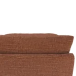Leigh 79_ Armless Modular Sofa - Napa Rust