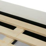 Abisko King Upholstered Bed - Quartz White