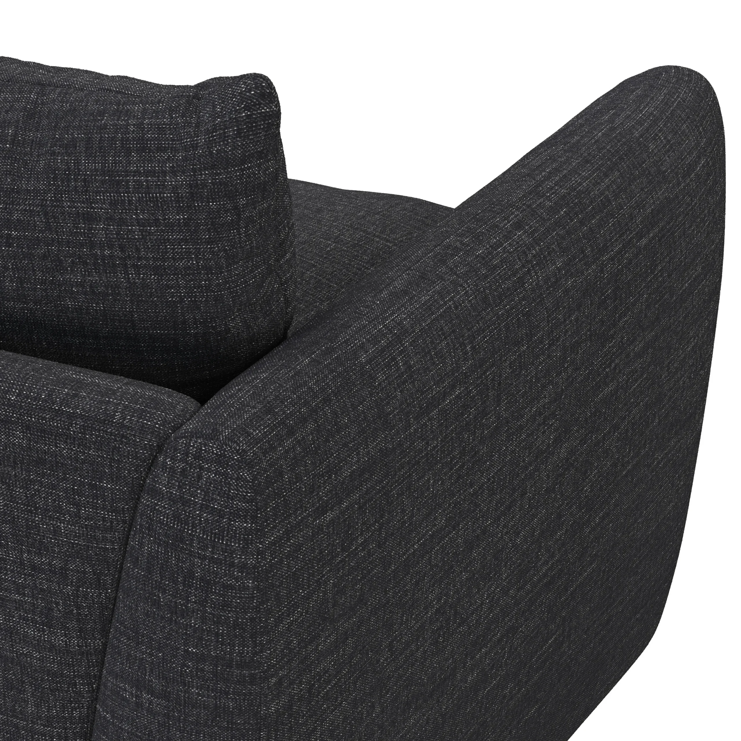 Leigh 92_ Modular Sofa - Napa Charcoal - Image 7