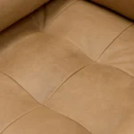Sven 42_ Tufted Leather Lounge Chair - Charme Tan