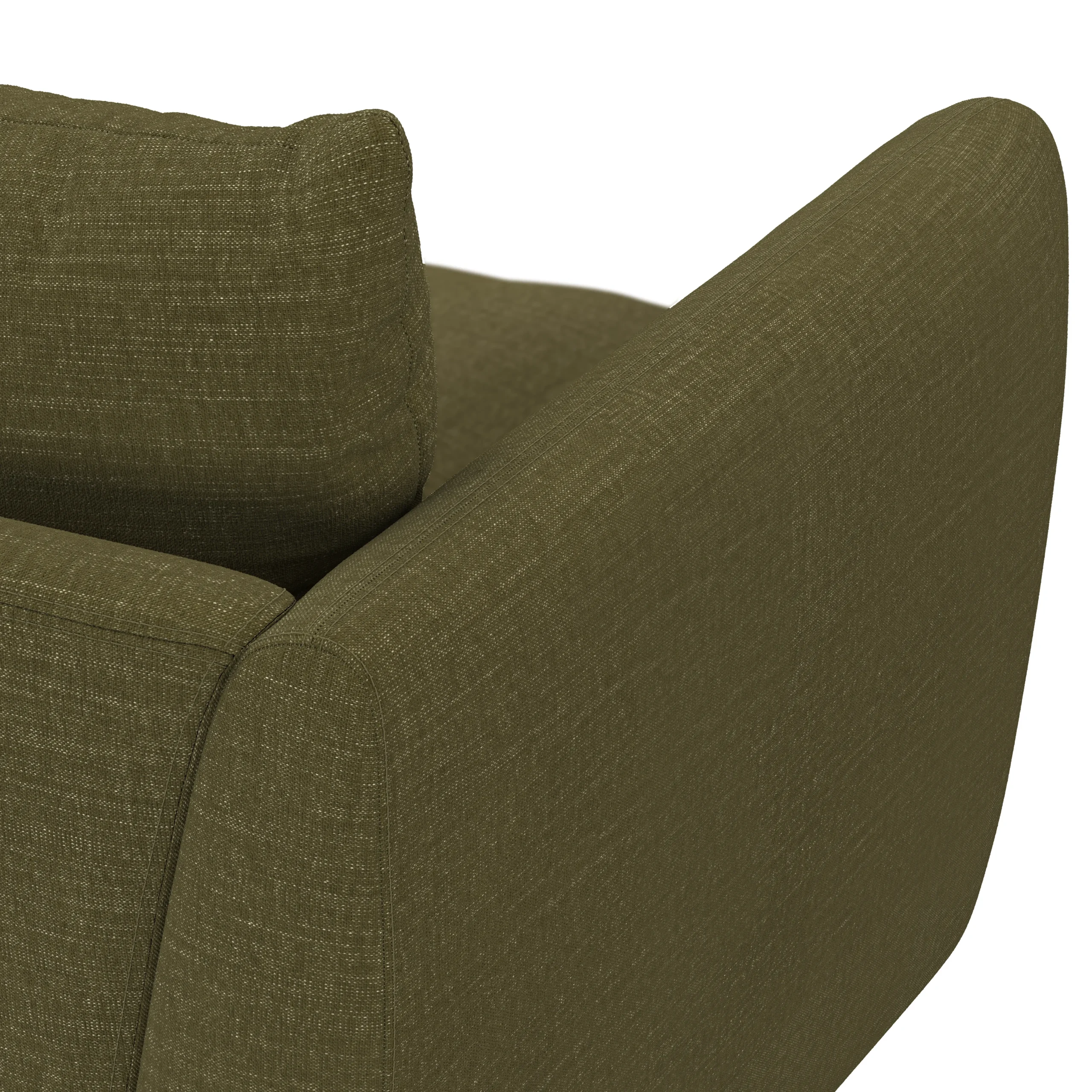 Leigh 92_ Modular Sofa - Napa Moss - Image 7