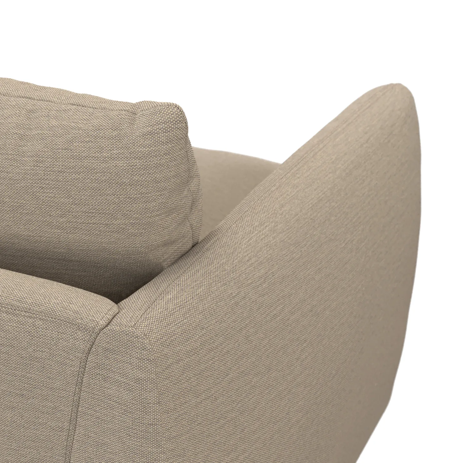 Leigh 92_ Modular Sofa - Silver Taupe - Image 7