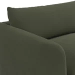 Leigh 92_ Velvet Modular Sofa - Hale Fir Green