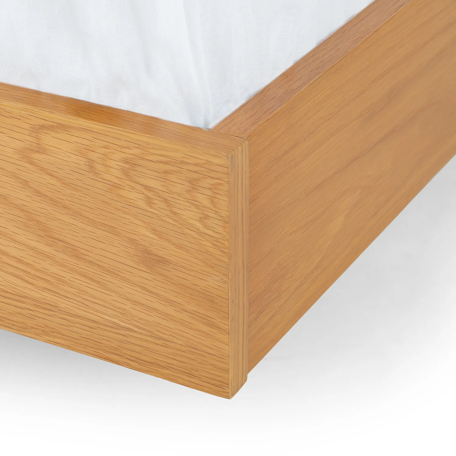 Basi Queen Bed Frame - Oak - Image 8