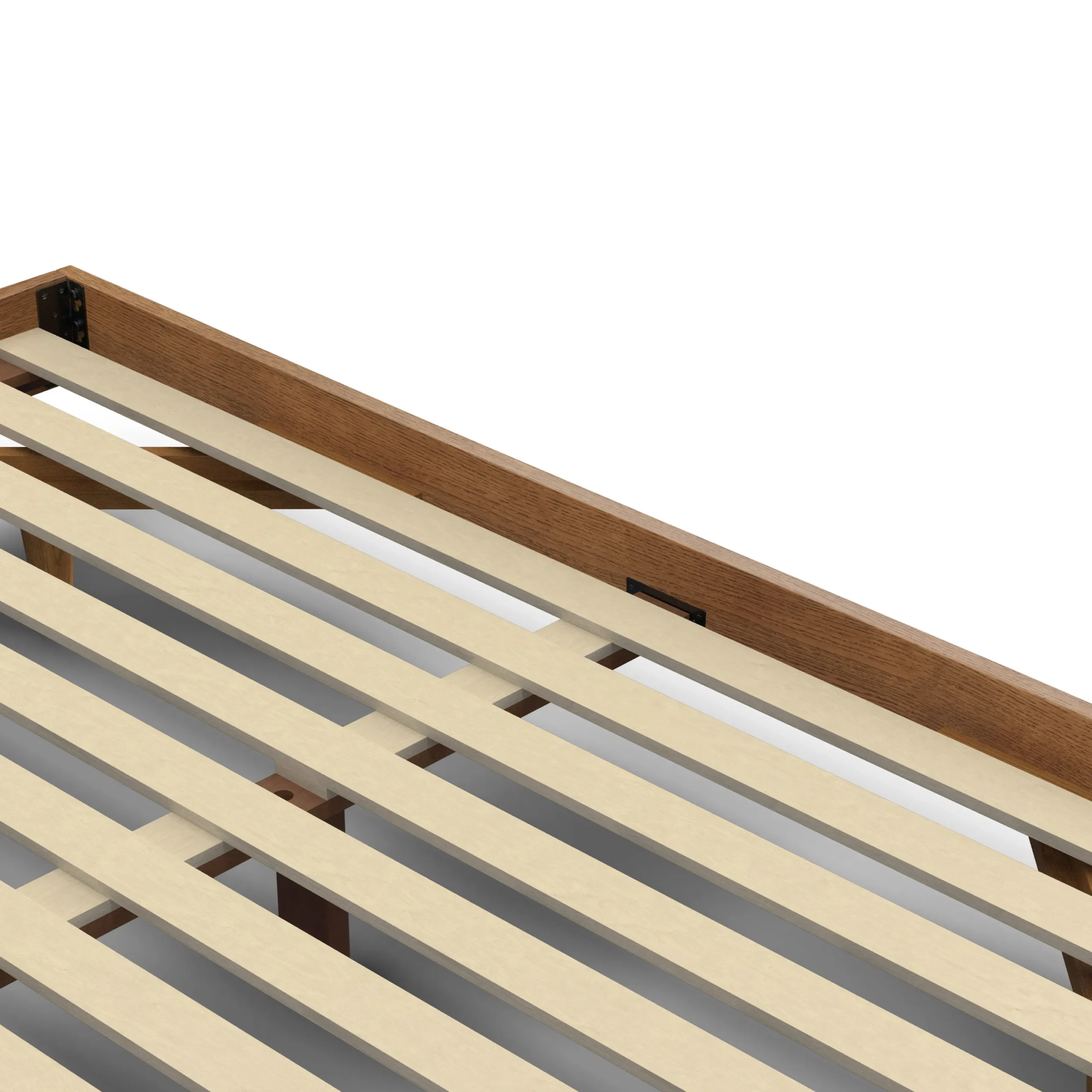 Basi Queen Bed Frame - Smoked Oak - Image 5