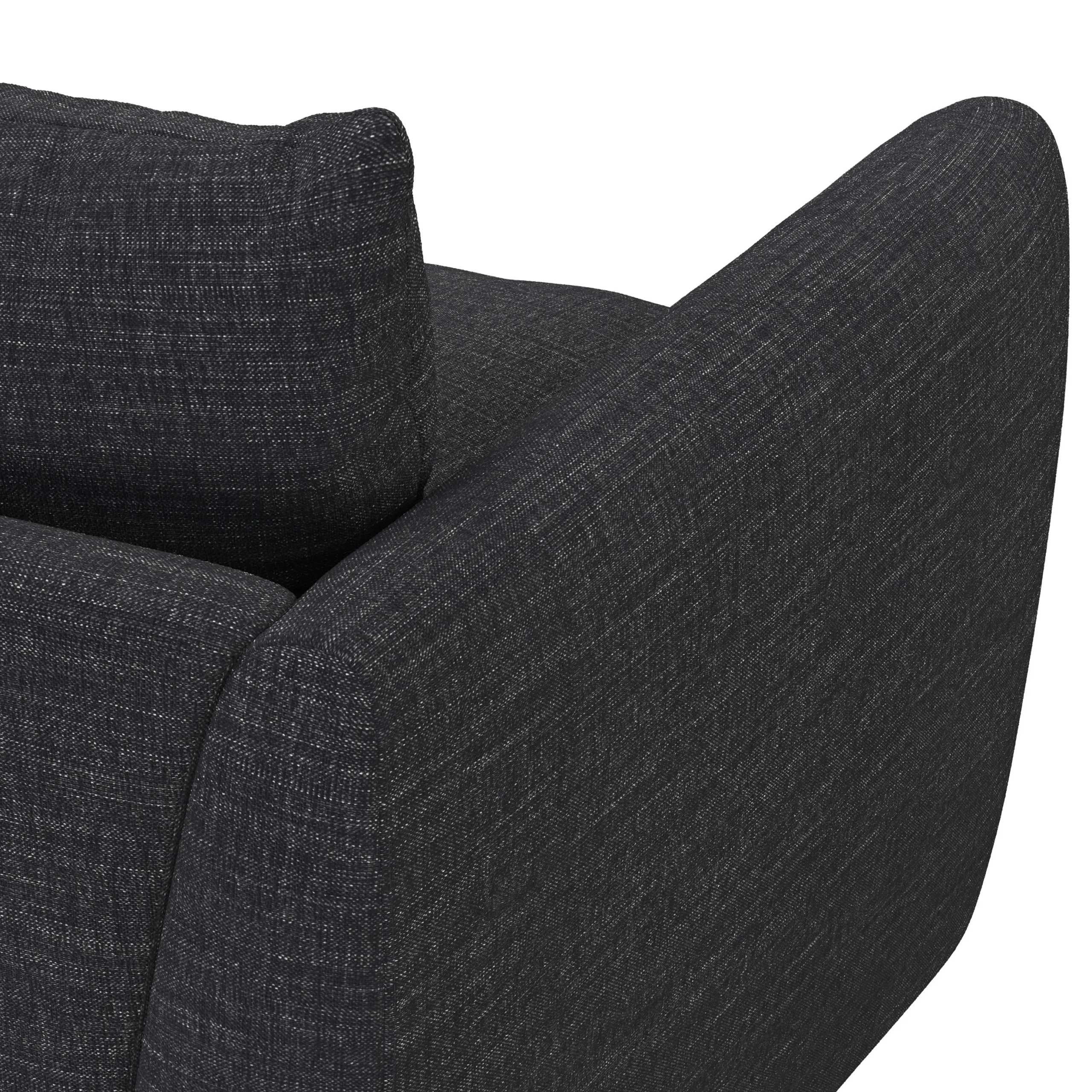 Leigh 131.5_ Modular Sofa - Napa Charcoal - Image 7