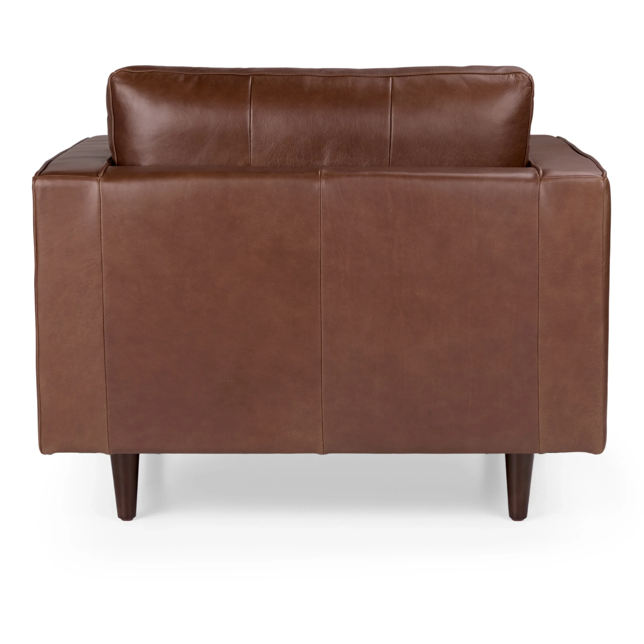 Sven 42_ Tufted Leather Lounge Chair - Taos Brown - Image 6