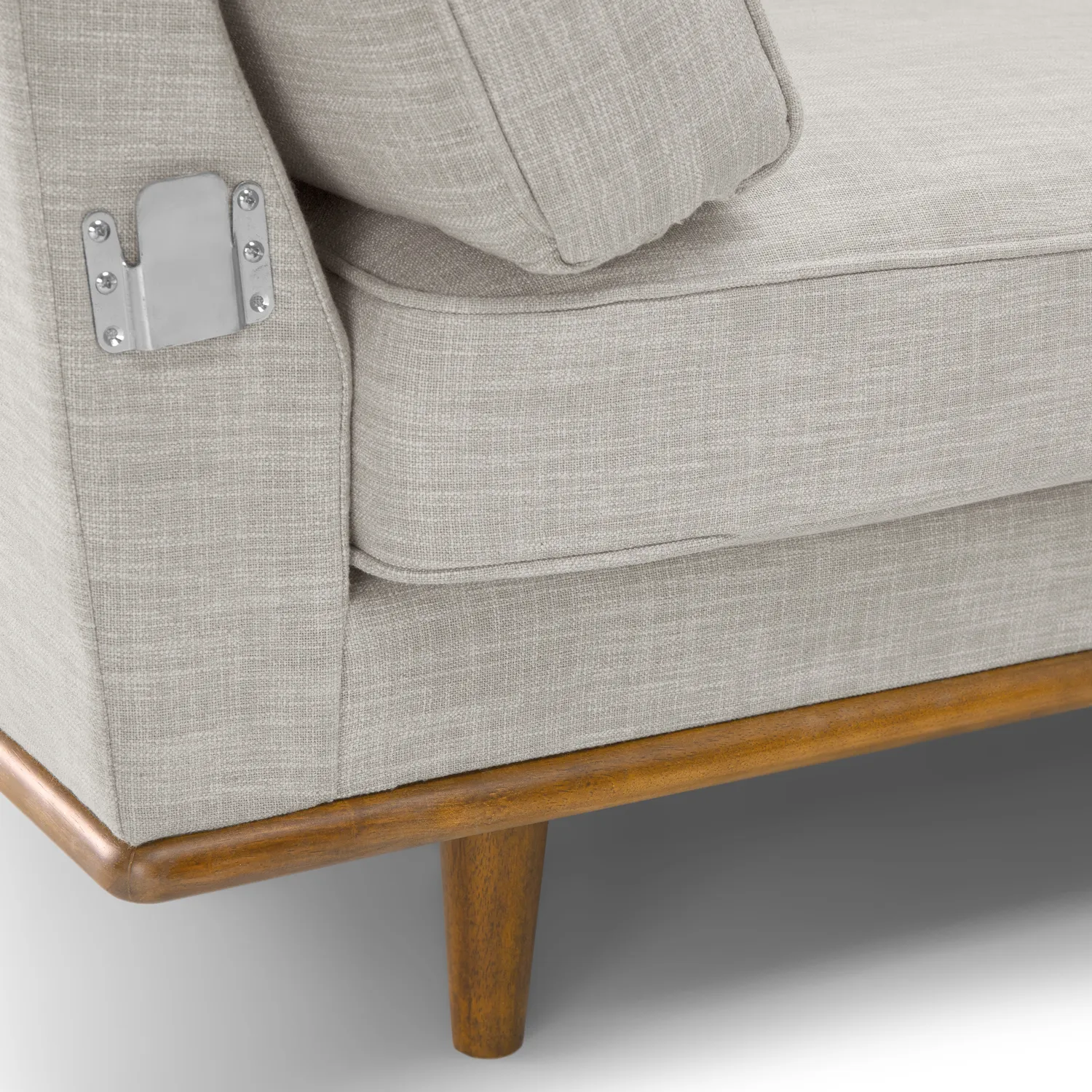 Timber 93_ Corner Sectional - Rain Cloud Gray - Image 8