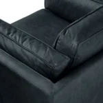 Timber 41_ Leather Lounge Chair - Charme Black