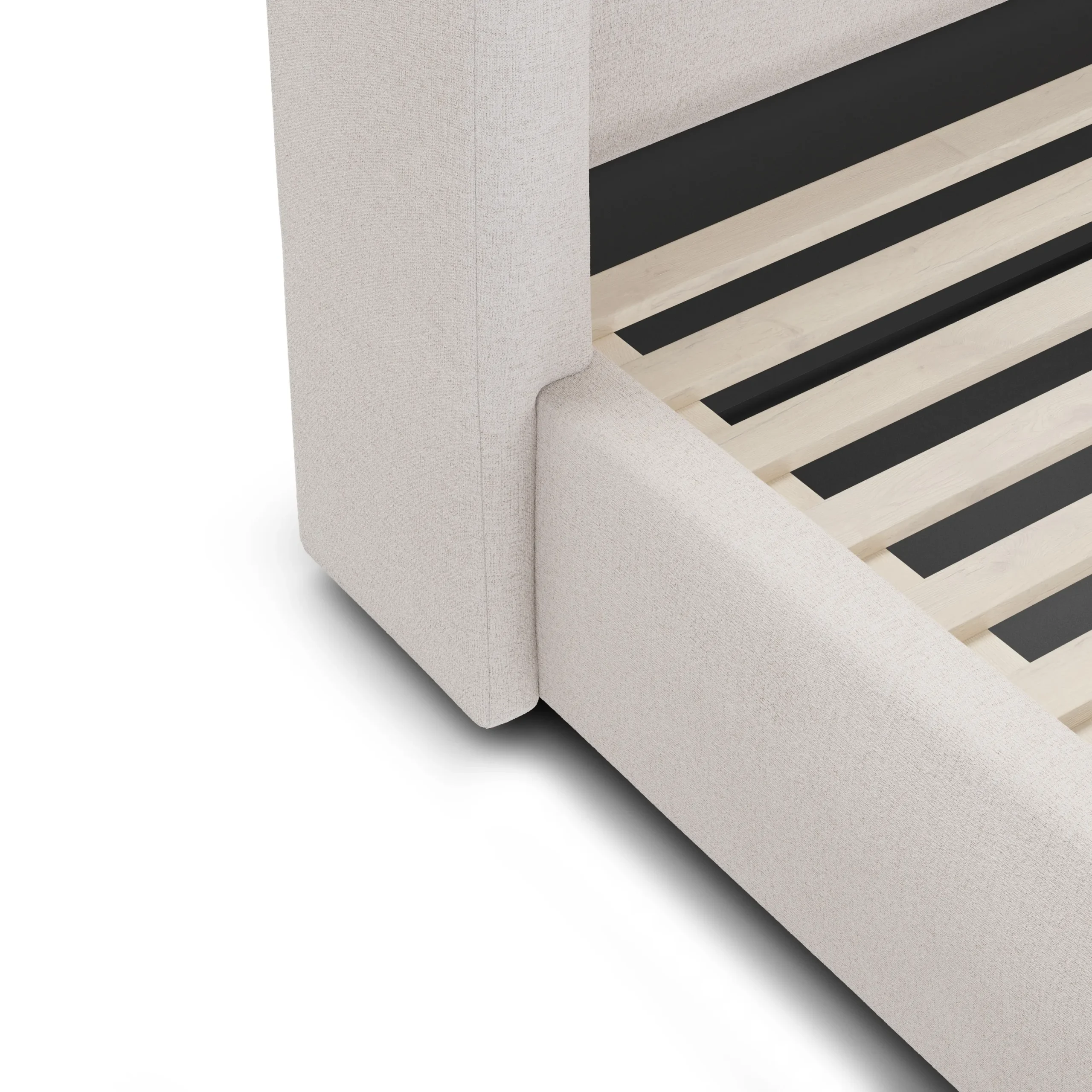 Calabri King Upholstered Bed - Napa White - Image 7