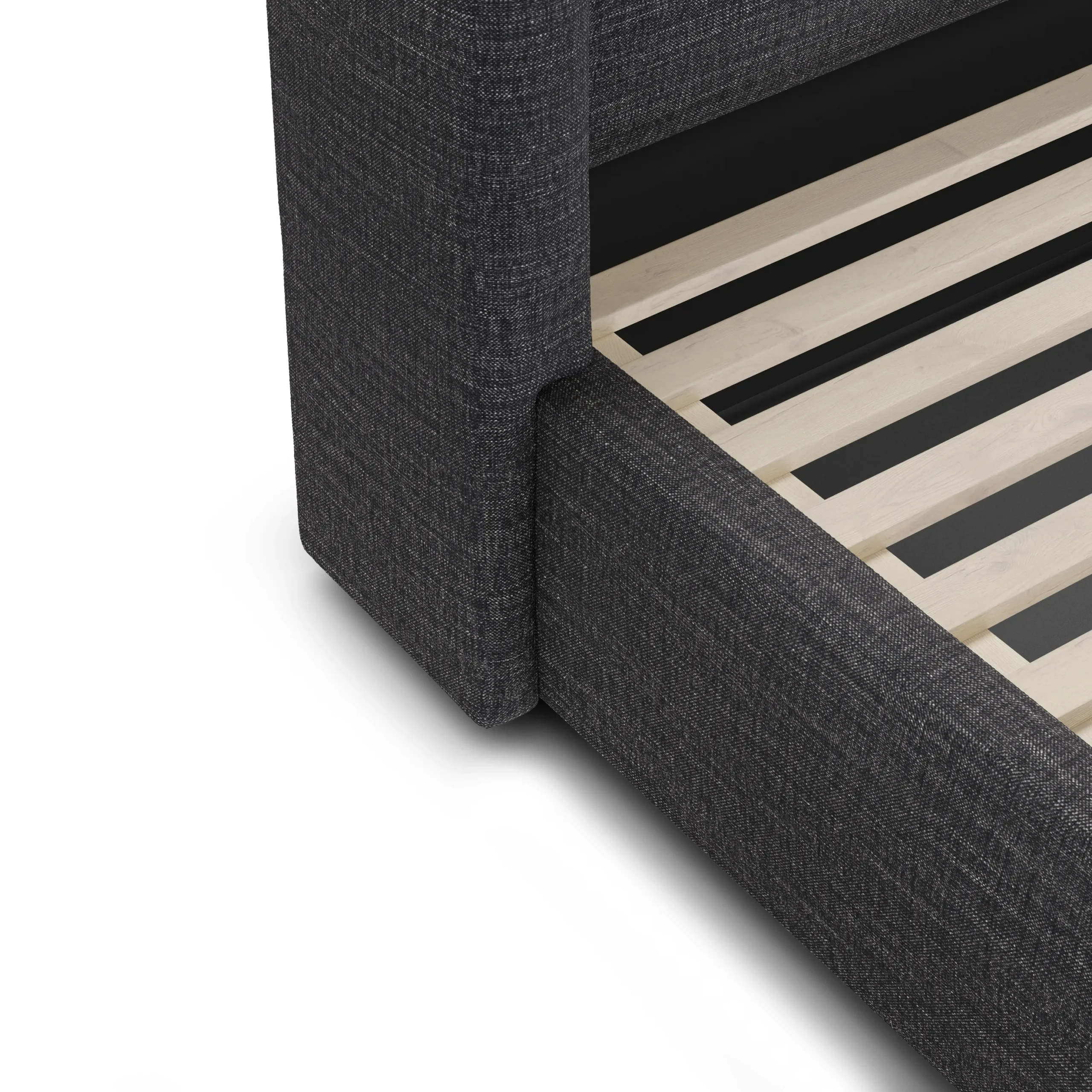 Calabri Queen Upholstered Bed - Napa Charcoal - Image 6