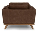 Timber 41_ Leather Lounge Chair - Charme Chocolat