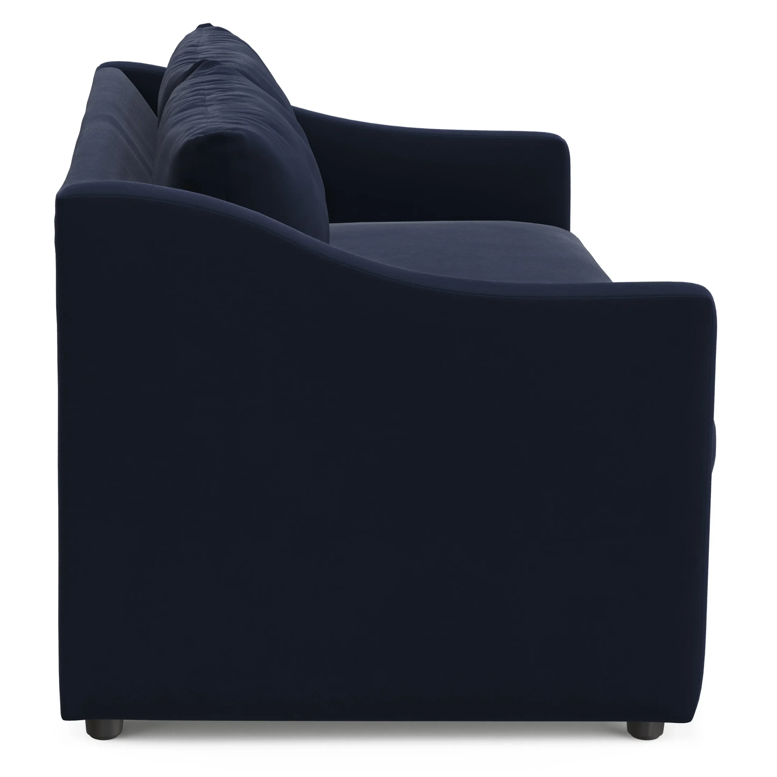 Landry 84.5_ Velvet Sofa Bed - Hale Ink - Image 8