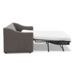 Landry 84.5_ Velvet Sofa Bed - Hale Warm Gray