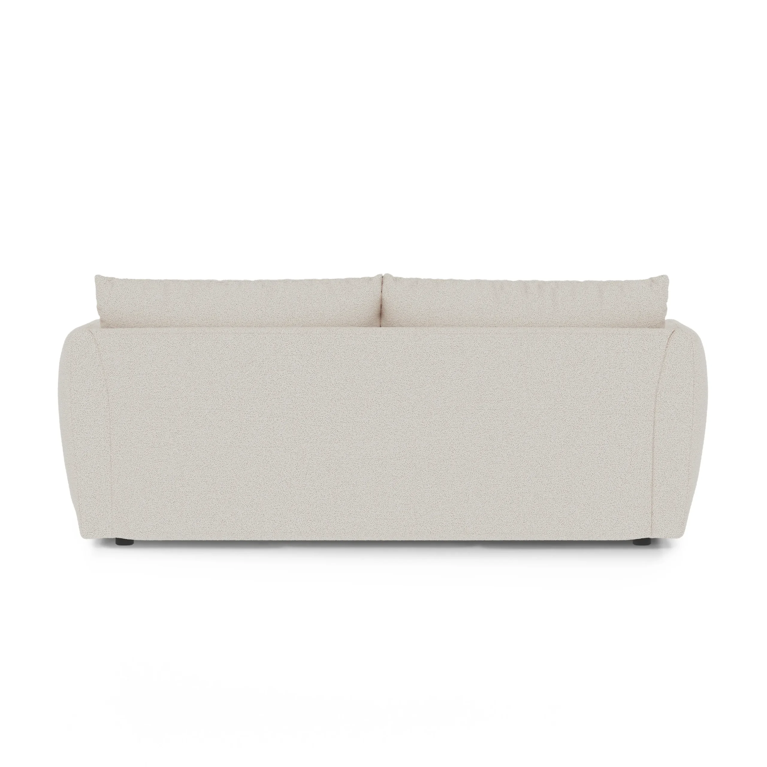 Leigh 86_ Sofa Bed - Ivory Wool Bouclé - Image 14