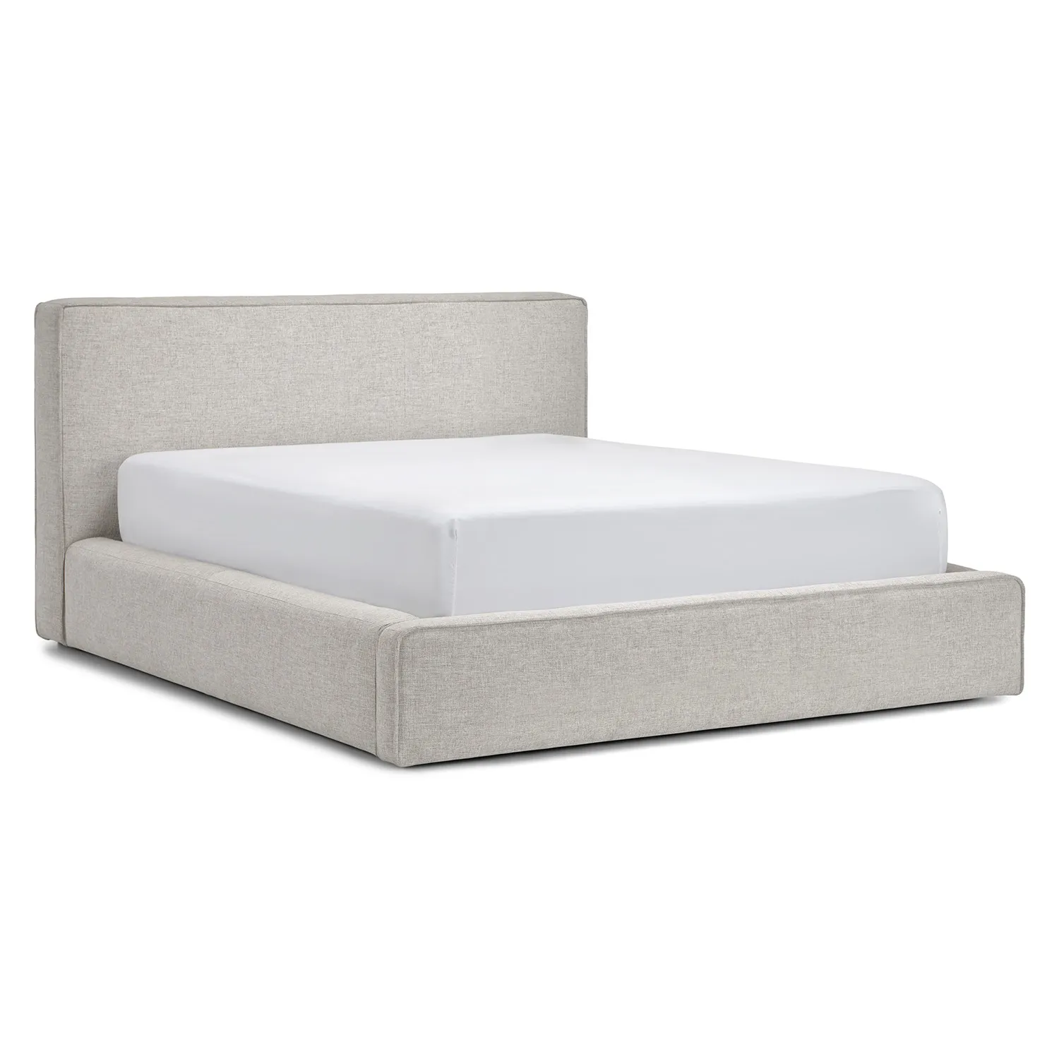 Cigar Queen Upholstered Storage Bed - Birch Ivory - Image 8