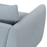 Leigh 86_ Sofa Bed - Silver Light Blue