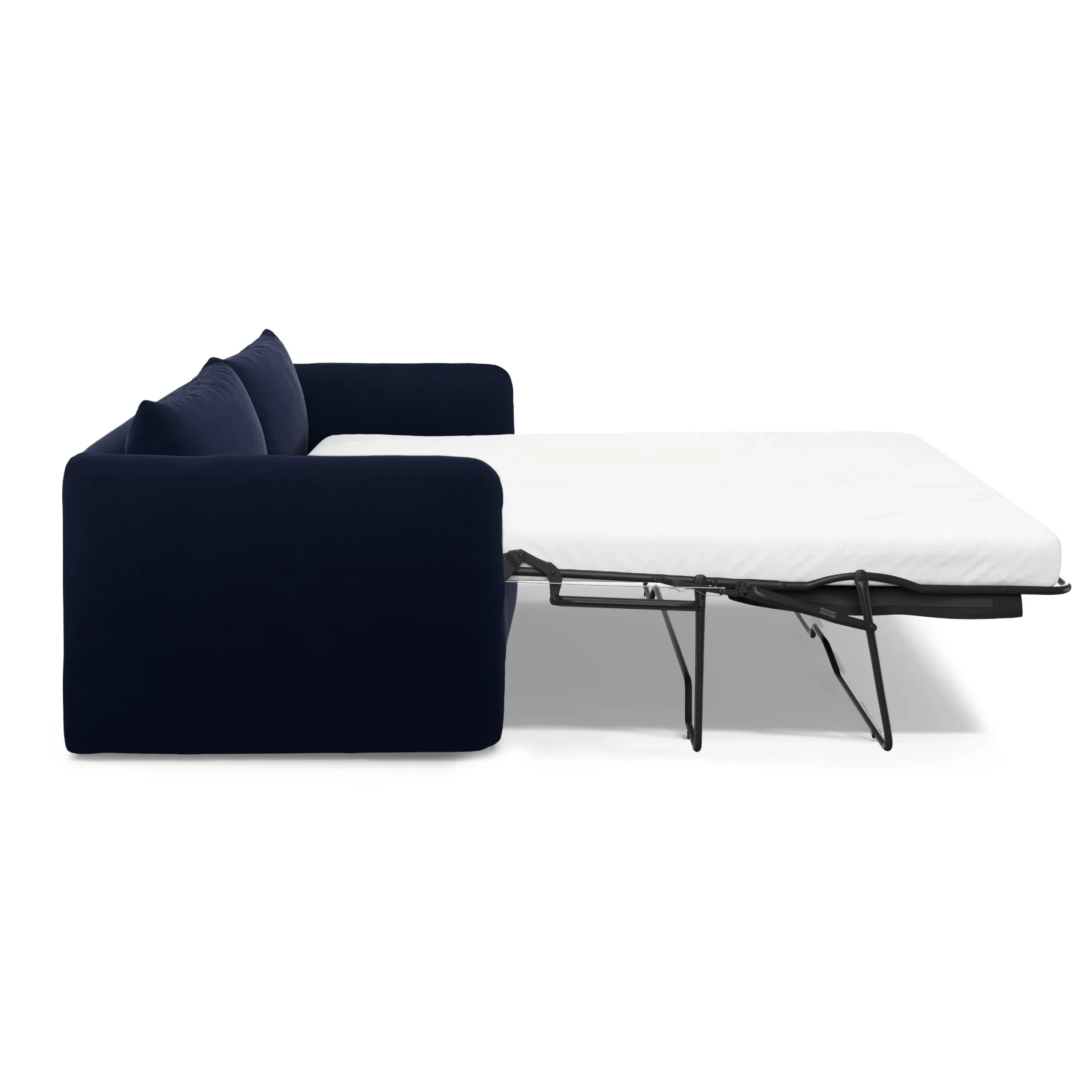 Leigh 86_ Velvet Sofa Bed - Hale Ink - Image 13