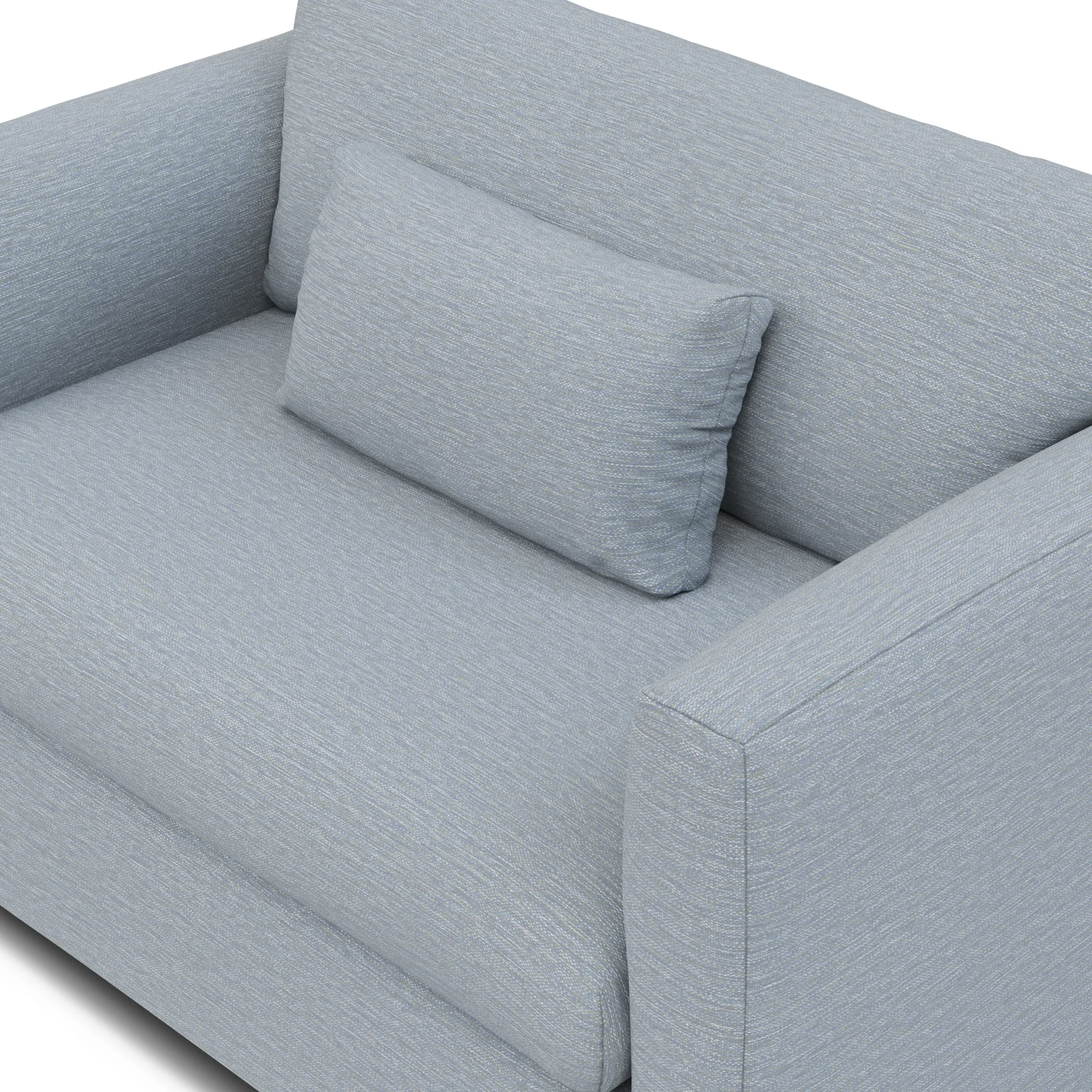 Marina 57_ Sleeper Chair - Silver Light Blue - Image 8