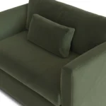 Marina 57_ Velvet Sleeper Chair - Hale Fir Green